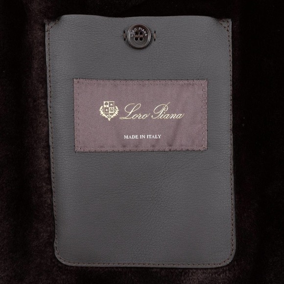 Rare Handmade Loro Piana Calfskin Mink Fur Jacket Men's 50 (Medium) - Picture 11 of 16